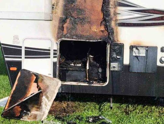 ASVFD douses camper fire