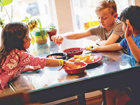 Begin making family mealtime a habit