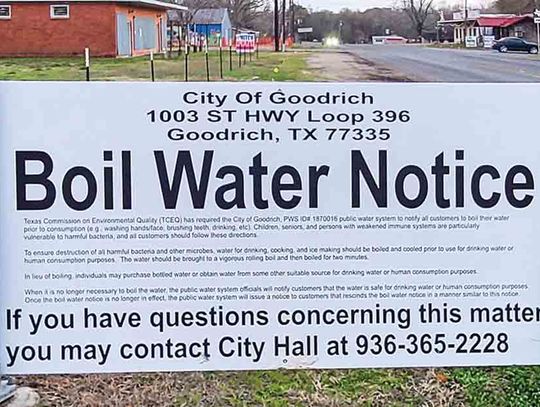 City issues boil water notice