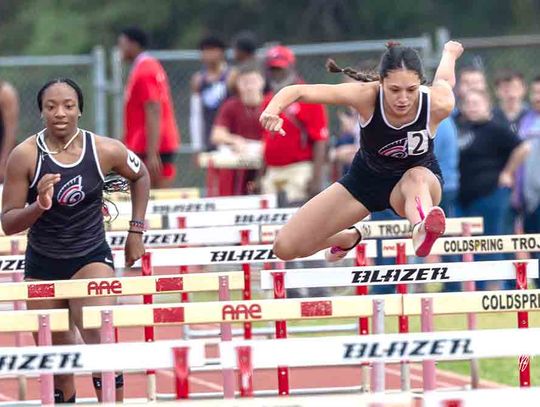 Coldspring boys win home track meet