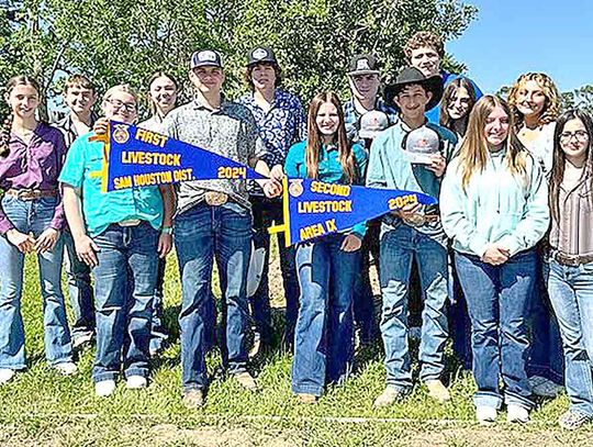 Coldspring FFA members win in district competition