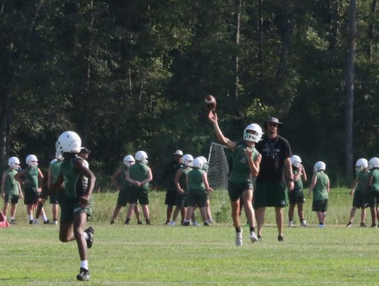 Football practice begins