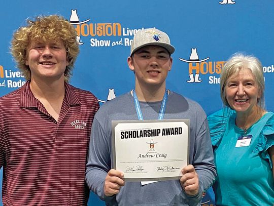 GO TEXAN SCHOLARSHIP WINNER NAMED