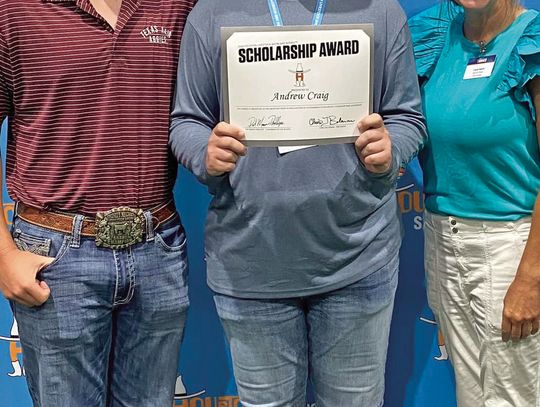 GO TEXAN SCHOLARSHIP WINNER NAMED