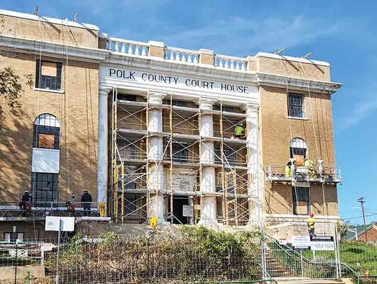 HISTORIC COURTHOUSE RESTORATION CONTINUES