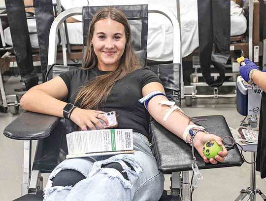 HOSA students hold blood drive