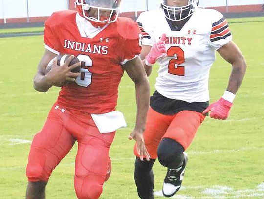 Indians mauled by Tigers in Clash of Trinity County