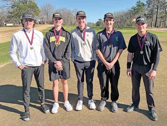 Livingston boys golf won first place Monday in the Hudson Golf Tournament 