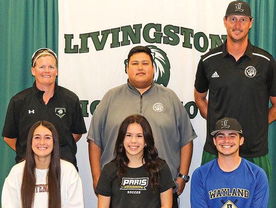 Livingston student-athletes sign with colleges