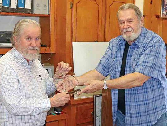 Lovelady feted for utility district leadership