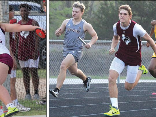 Lovelady sweeps own track meet