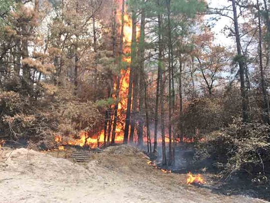 Preventing wildfires during hunting season