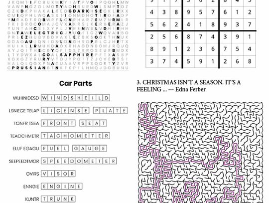 Puzzle Fun Answers for 5-4-23