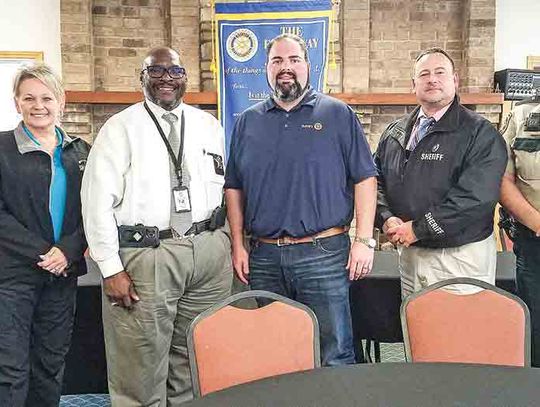 Rotarians receive update from sheriff’s office