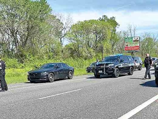 Sheriff aids in multi-agency pursuit