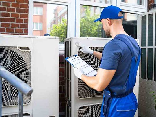 Spring time to check air conditioning unit