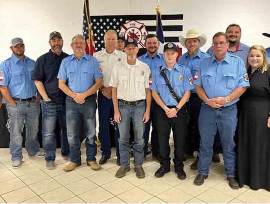 Spurger firefighters recognized