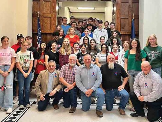 students participate in LOCAL government day