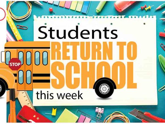 Students return to school this week