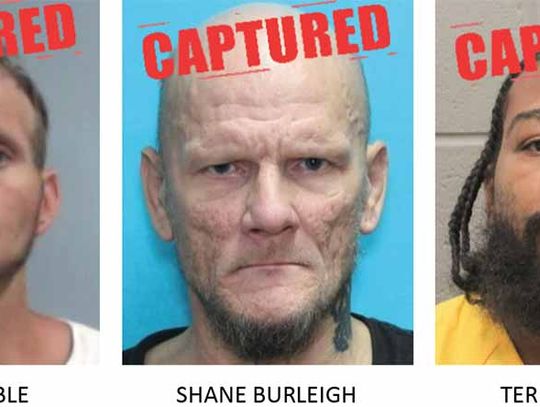 Three from 10 Most Wanted back in custody