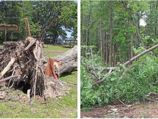 Thunderstorms rip through region