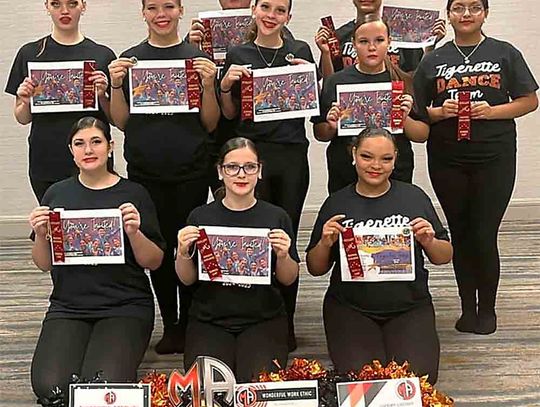 Tigerettes win awards at annual dance camp