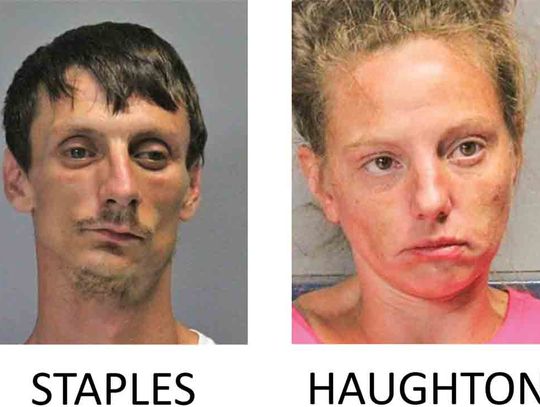 Traffic stop results in two arrests