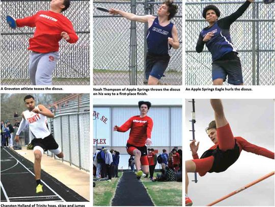 Trinity takes second, third in Groveton track meet