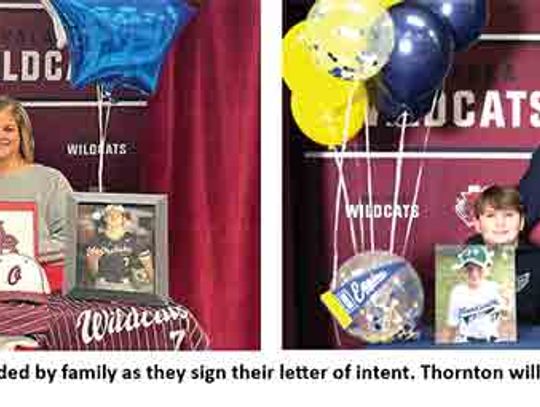 Two Onalaska standouts sign baseball letters of intent