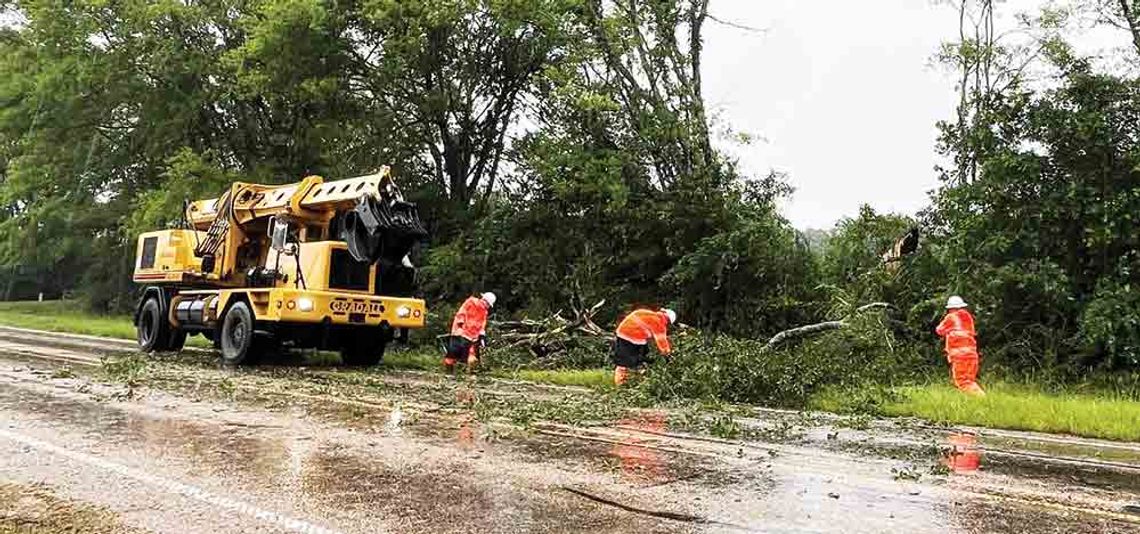 On the heels of  floods, county  deals with  Hurricane Beryl