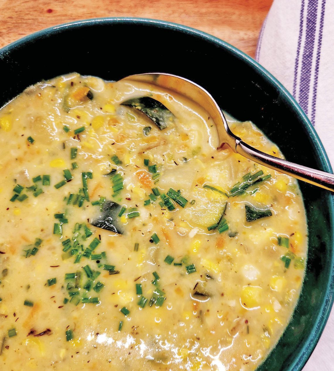 Summer Corn & Zucchini Chowder