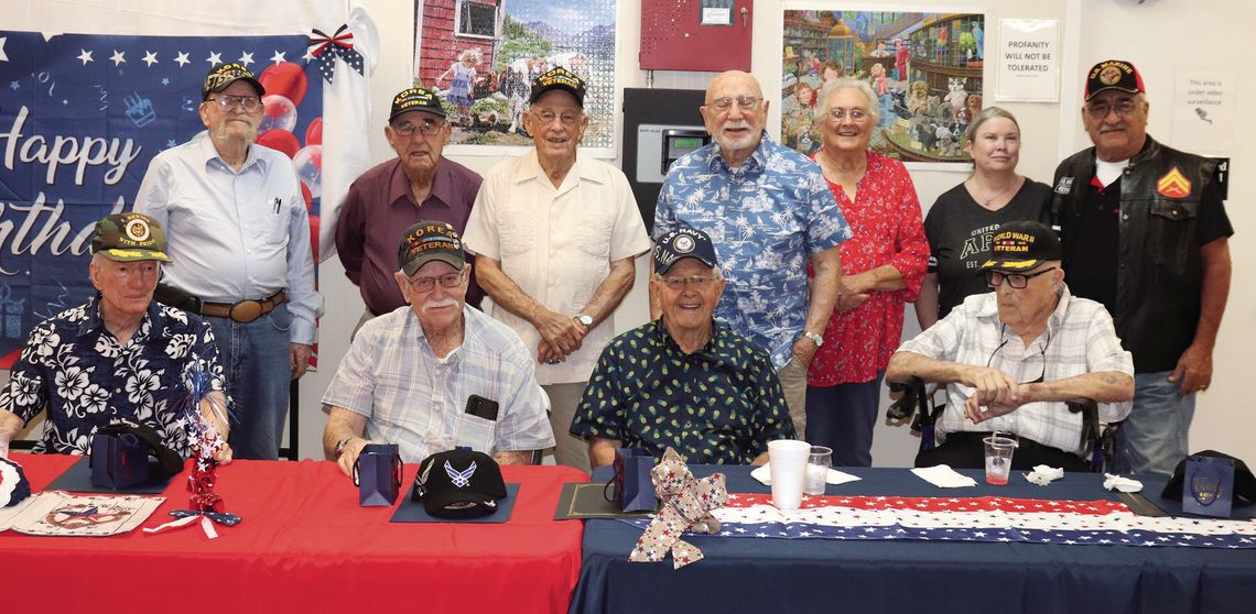 VETERANS HONORED