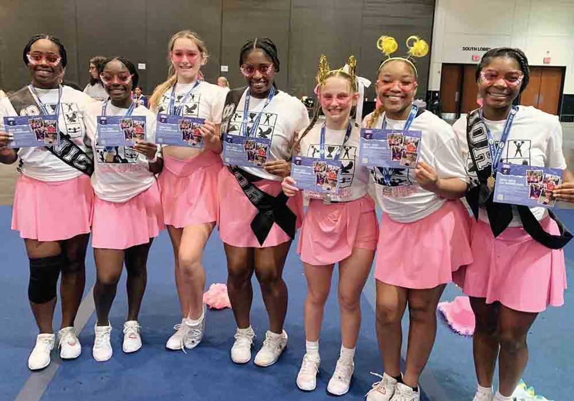 Woodville cheerleaders attend camp