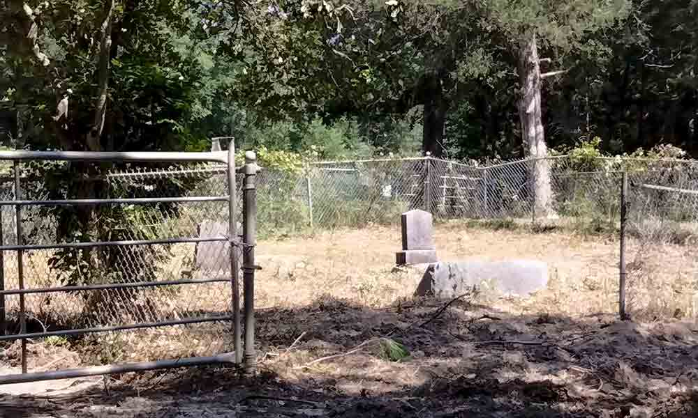 Family plots that make up the Millican Cemetery have been tidied up, but more work is necessary to keep the area pristine. COURTESY PHOTO