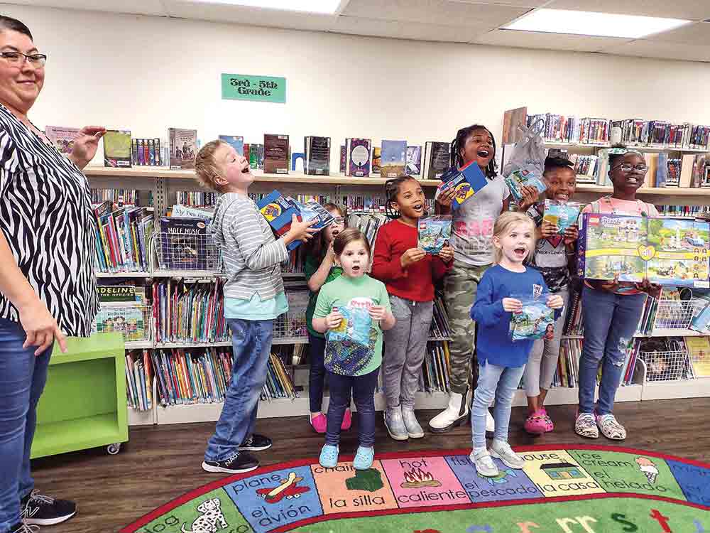 Everyone was a winner in the Shepherd Library Lego competition. Courtesy photo