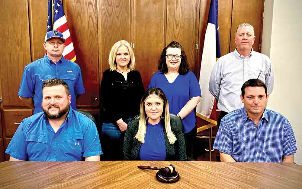 The Executive Board of Directors for the Education Foundation of Shepherd ISD include President Lauren Migl, Vice President Kenton Ellis, Secretary Vanessa Crowe (not pictured), Treasurer Roy Goad II., and members Jerry Cutaia, Amanda Morales, Lisa Courvelle, Katie Nelson (not pictured), Dr. Jason Hewitt, and SISD District Liaison Erin Goad. Courtesy photo