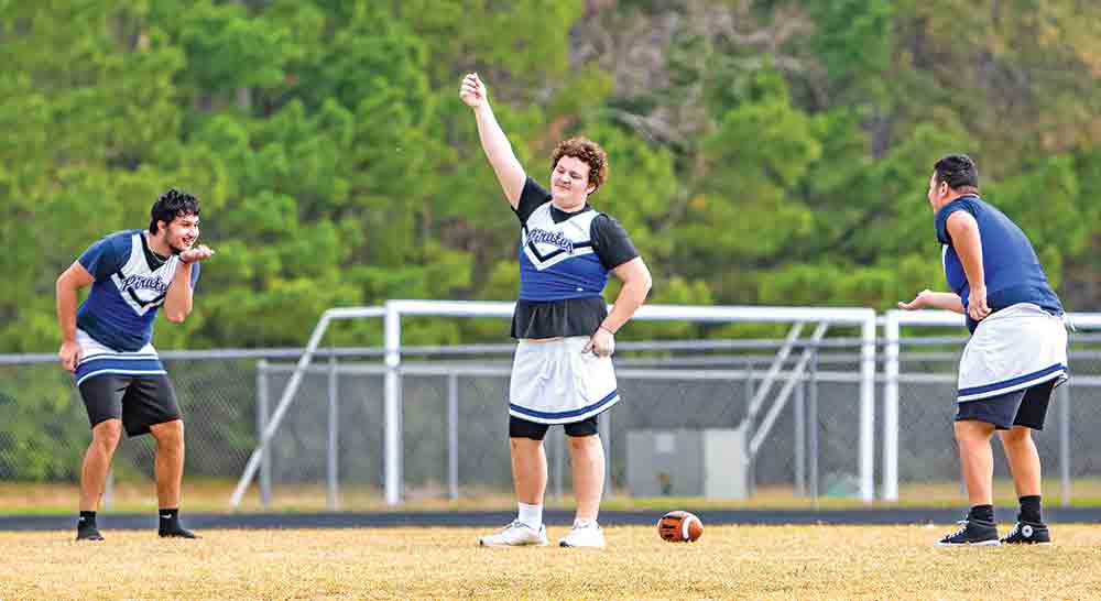 There has got to be a half time show at any football game and Shepherd Powderpuff Game did not disappoint their fans