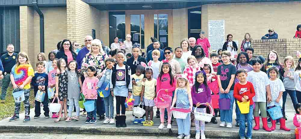 There were lots of smiling faces and excited children at the Easter egg hunt recently hosted by the Mickey Reily Public Library and the City of Corrigan. Children from one to 10 hunted over 5,000 stuffed eggs. There was also participation by R.E.A.D. Inc. of Polk County which is the local sponsor for Dolly Parton’s Imagination Library. Courtesy photo