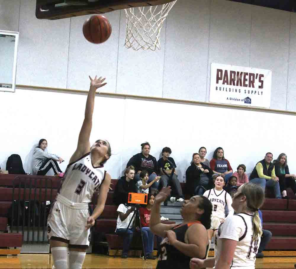 A.J. Pinkert gets the layup.