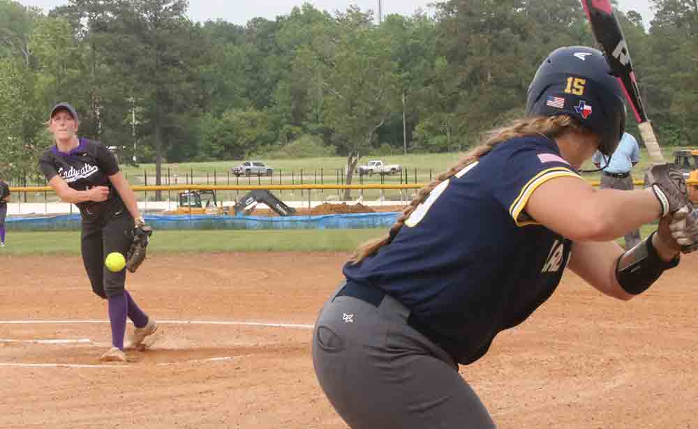 Anastasia Chitty is the lone senior on this year’s Big Sandy softball playoff team.