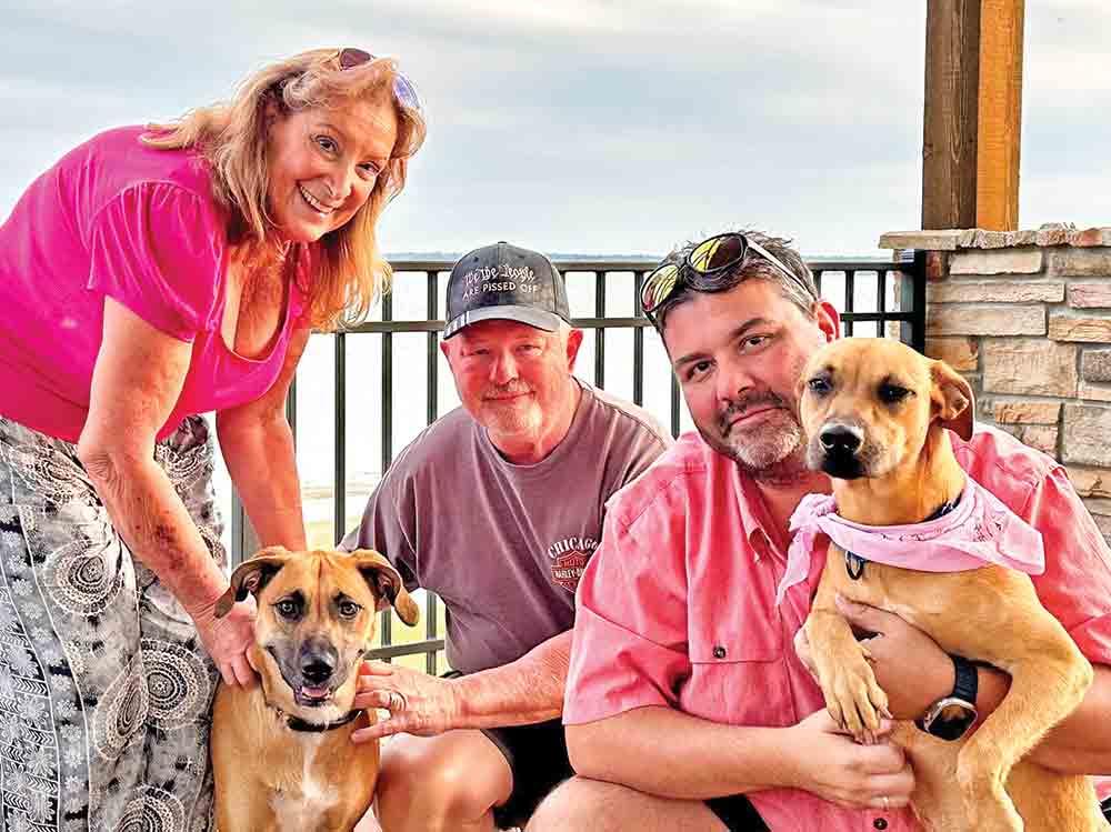 The Overstreet family adopted Gretchen from the county Dog Shelter. Courtesy photos