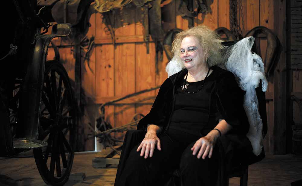 Storyteller Patsy Morris spins a ghostly yarn at the Ghosts and Legends of Texas Past event at Heritage Village. BOOSTER FILE PHOTO | JIM POWERS