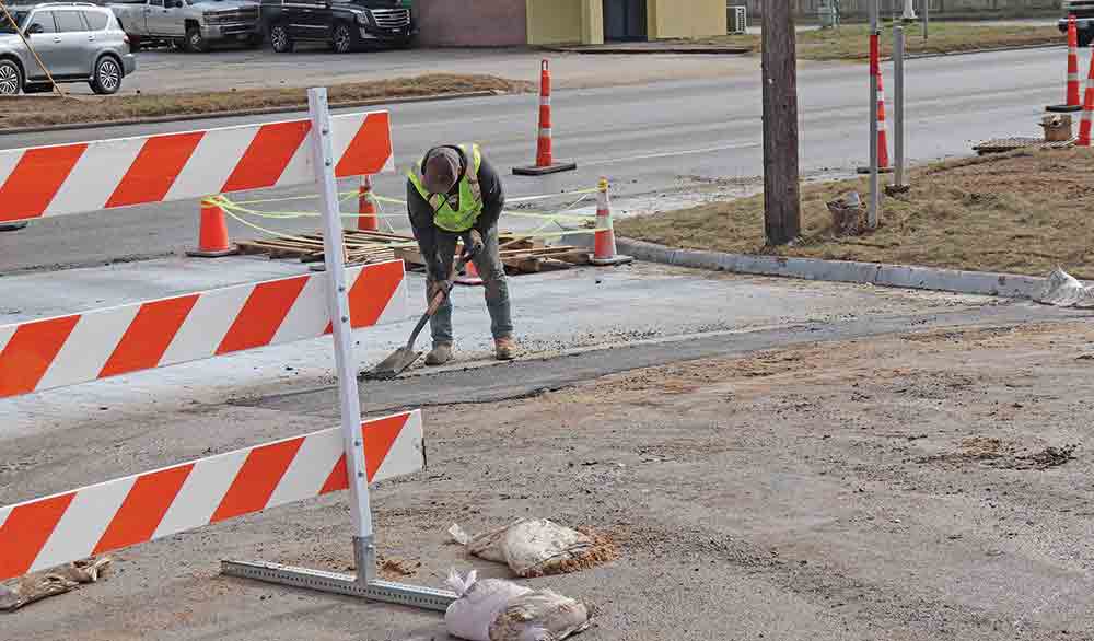 Sidewalk Work Two