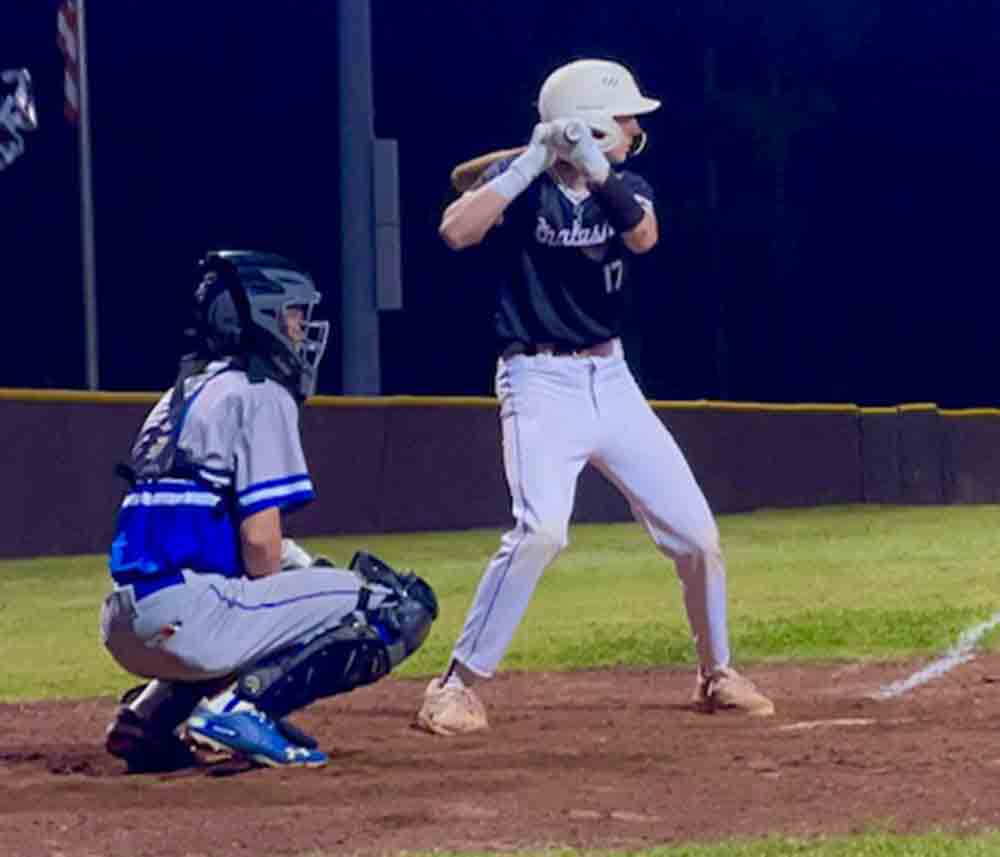 Lucas Jackson prepares to swing. PHOTOS BY Clay Lilley